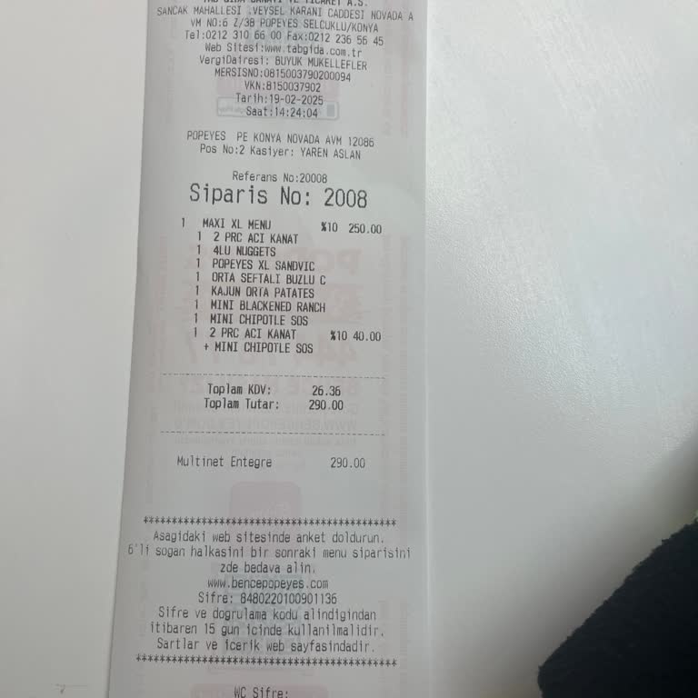 Popeyes'ta Müşteri Hizmetleri Ve Seçim Hakkı Sorunu