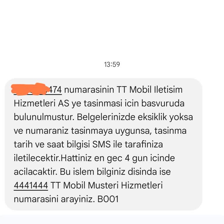İzinsiz Numara Taşıma İşlemi Ve Müşteri Hizmetleri Sorunu