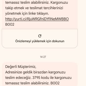 Yurtiçi Kargo Gönderi Teslimat Talebi