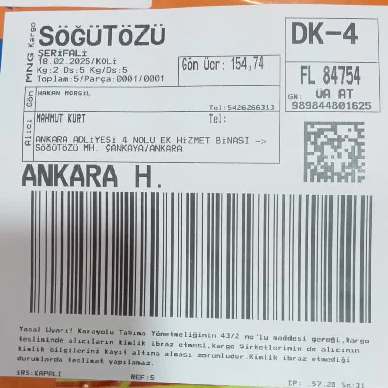 Kargo Teslimatında Müşteri Ayrımcılığı