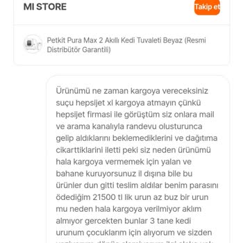 Hepsiburada'dan Sipariş Edilen Ürün Teslim Edilmiyor