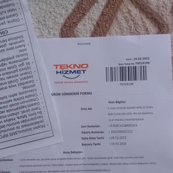 Teknosa'dan Alınan Asus Bilgisayarın Bitmeyen Sorunları