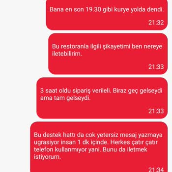 Burger King'de Eksik Sipariş Ve Yetersiz Destek