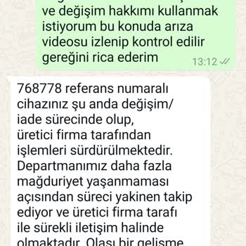 Yeni Alınan Telefonun Arızası Ve İade Talebinin Reddedilmesi