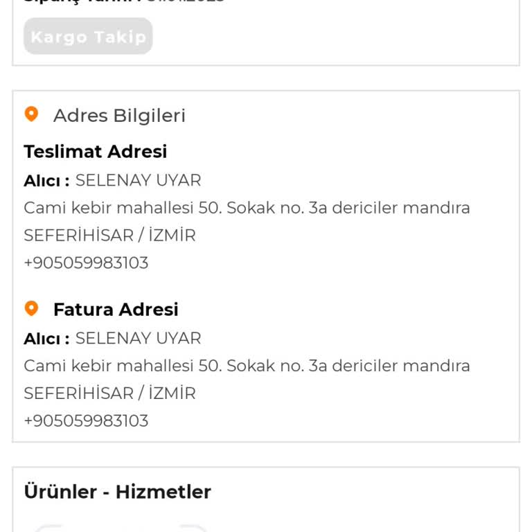 Siparişin Teslimatında Gecikme Ve Stok Sorunu