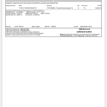 Turkcell Financell Kredi Erken Kapama Sorunu
