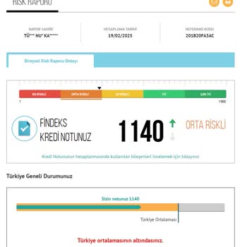 Kredi Notu Kategorilendirme Hatası