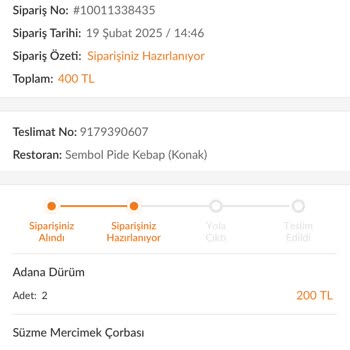 Yanlış Sipariş İptalinde Zorluk