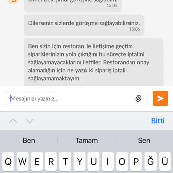 Yanlış Sipariş İptalinde Zorluk