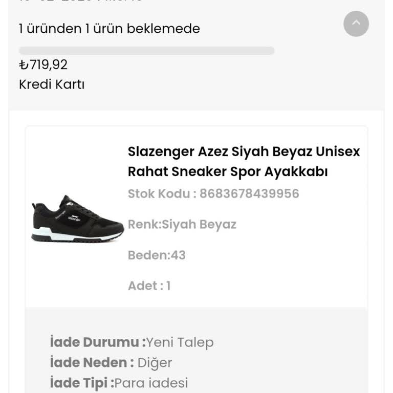 İade Sürecinde Yaşanan Gecikme Ve İletişim Sorunu