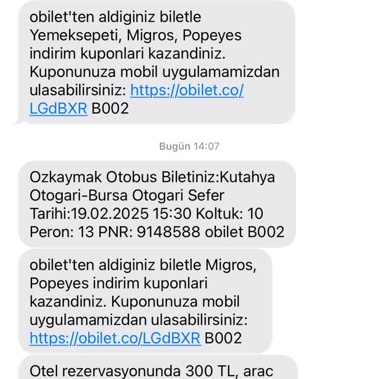 Otobüs Rötarı Ve İptal Sorunu