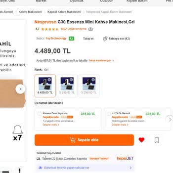 Kahve Makinesi Kapsül Hediye Sorunu Ve Yanıltıcı İletişim