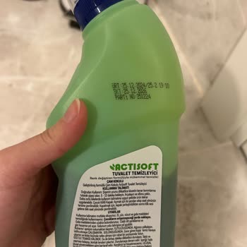 Actisoft Tuvalet Temizleyicisi Güvenlik Sorunu