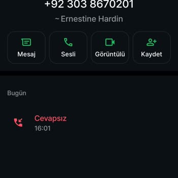 Yabancı Numaradan Gelen Şüpheli Arama Ve Güvenlik Endişesi