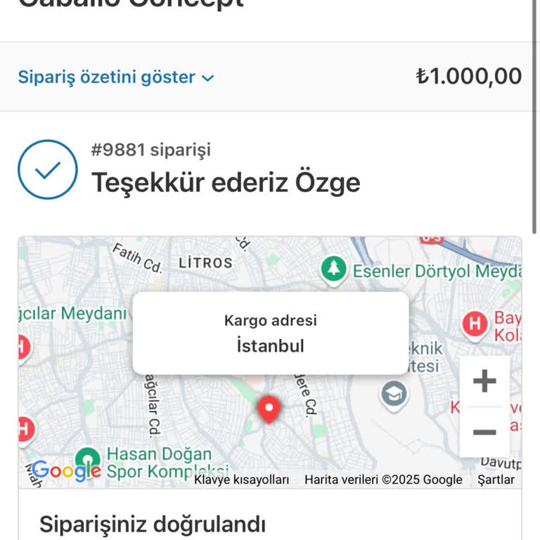 Sipariş Sonrası İletişim Ve Kargolama Sorunu