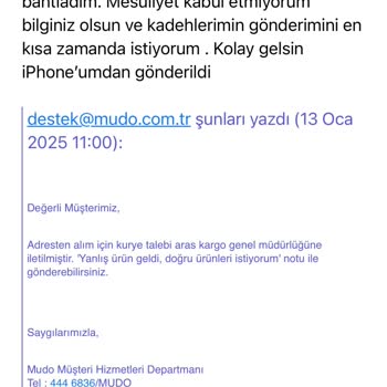 Yanlış Ürün Gönderimi Ve İade Sürecinde Yaşanan Sorunlar