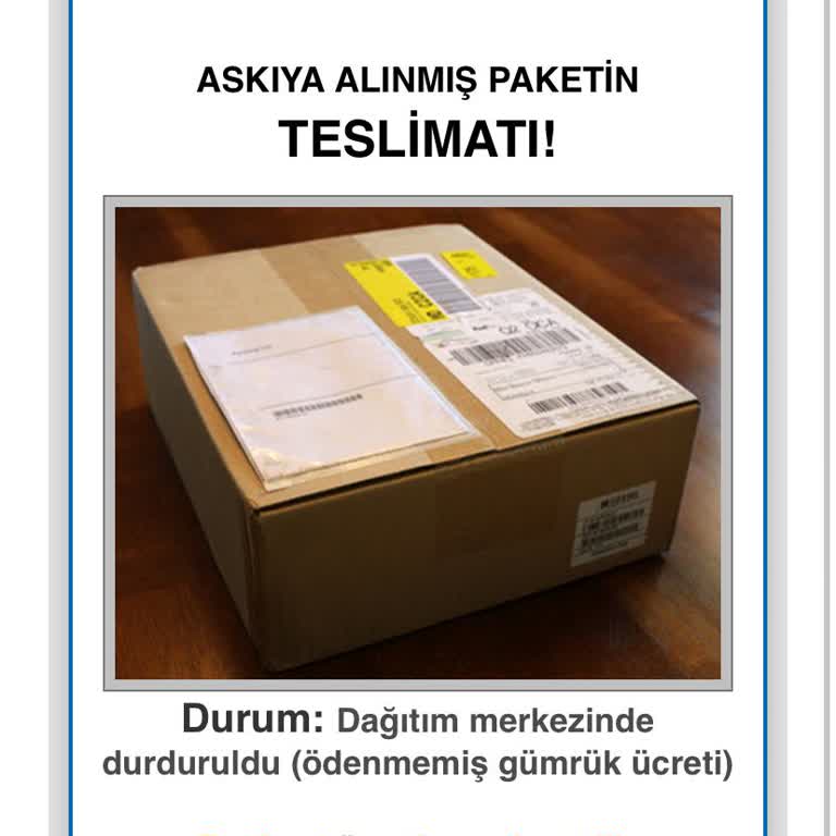 Gizemli Kargo Mailleri Ve Beklenmedik Ücret Talepleri!
