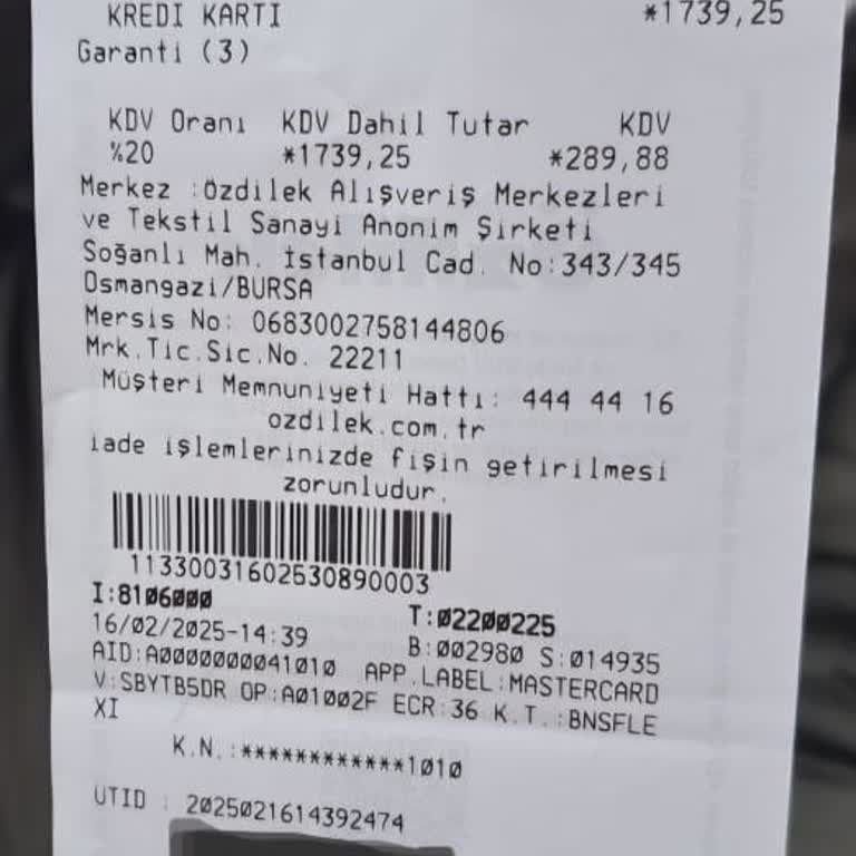 Özdilek AVM'de İade Talebinin Reddedilmesi Ve Tüketici Hakları İhlali