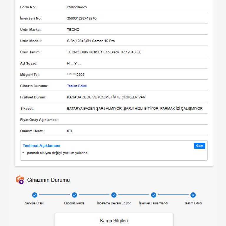 Garanti Sürecinde Hayal Kırıklığı: KVK'nın Yetersiz Hizmeti