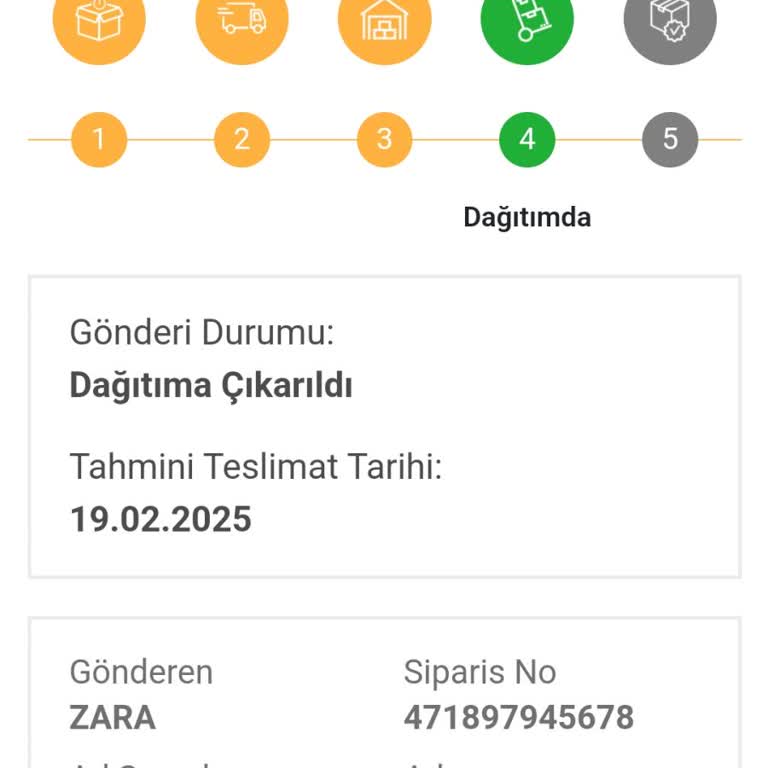 Zara Kargo Teslimatında Yaşanan Sorun Ve İletişimsizlik