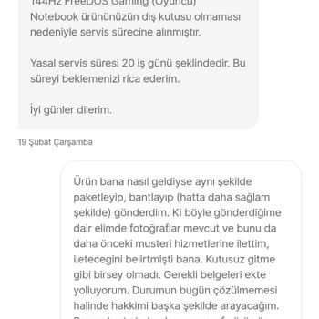 Işık Sızması Sorunu Ve Yetersiz Müşteri Hizmetleri