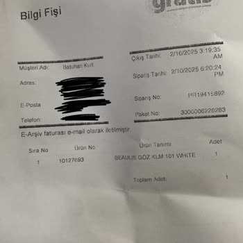 Eksik Teslimat Ve Yanıtsız Müşteri Hizmeti