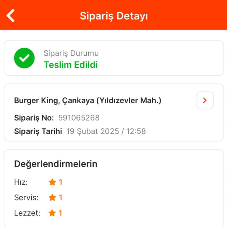 Yanlış Sipariş Ve İletişim Sorunu