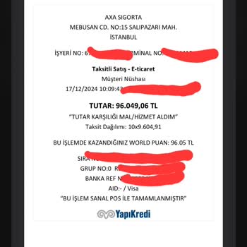 Axa Sigorta'dan İzinsiz Para Çekimi Ve İade Sorunu
