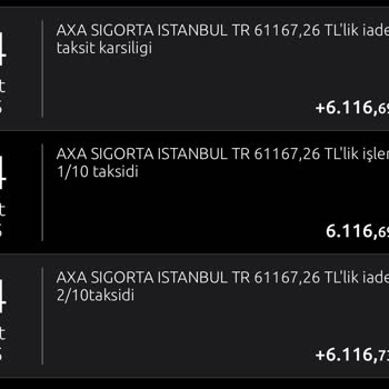 Axa Sigorta'dan İzinsiz Para Çekimi Ve İade Sorunu