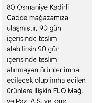 İnceleme İçin Gönderilen Ürün Kayboldu FLO İlgisiz