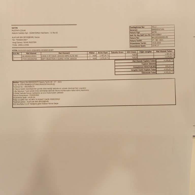 10 Yıl Garantili Yatakta Çözülmeyen Çökme Sorunu