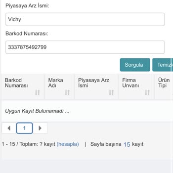 Sahte Ürün Şüphesi: Vichy Dercos Şampuan