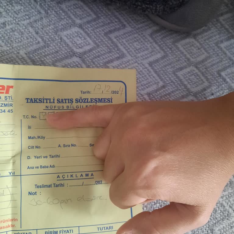 Teslim Edilmeyen Masa Sandalye Takımı