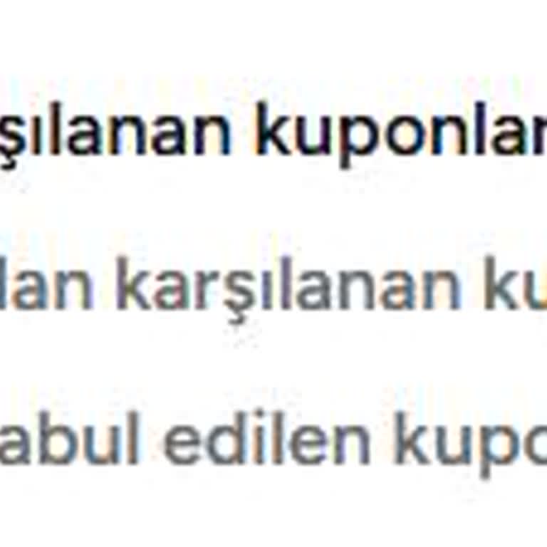 Yemeksepeti'nde Gizli Kupon Sorunu