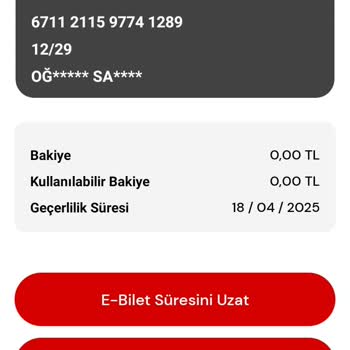 Sistem Hatası Nedeniyle Bilet Alımında Yaşanan Sorun