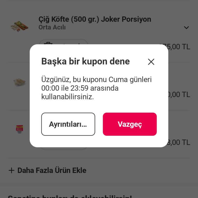 Kupon Kullanımında Zorluk Ve Canlı Destek Sorunu