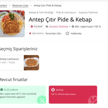 Yemeksepeti'nde İlk Sipariş Hüsranı