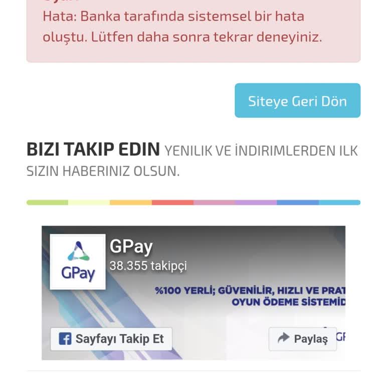 İninal Üzerinden Para Yükleme Sorunu