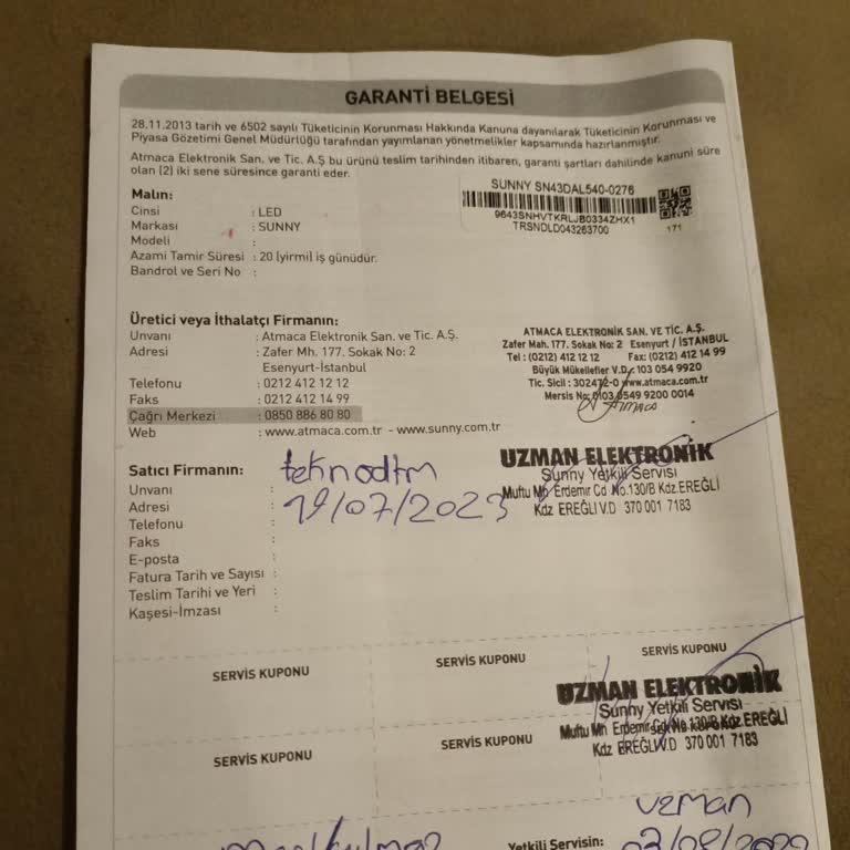 Televizyon Onarımında Müşteri Mağduriyeti