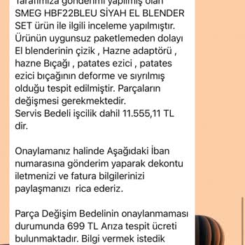 Smeg Blender Ve Patates Ezici Hayal Kırıklığı