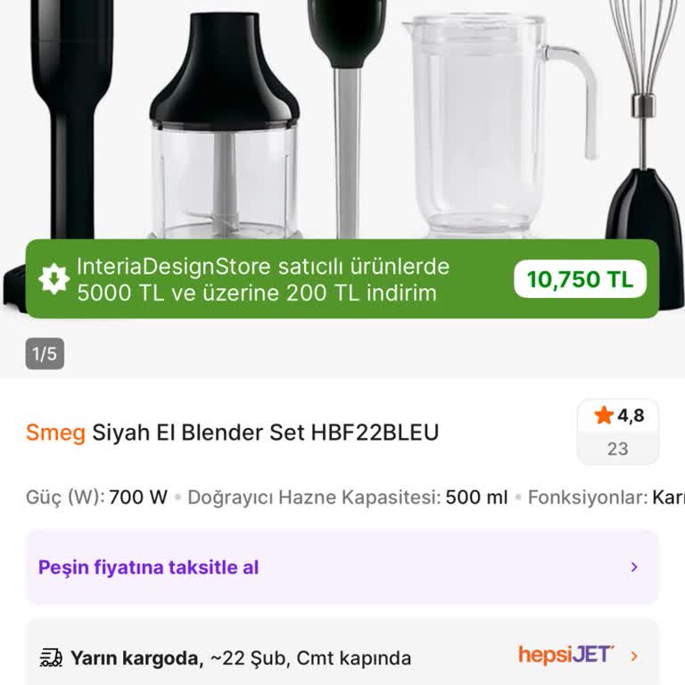 Smeg Blender Ve Patates Ezici Hayal Kırıklığı
