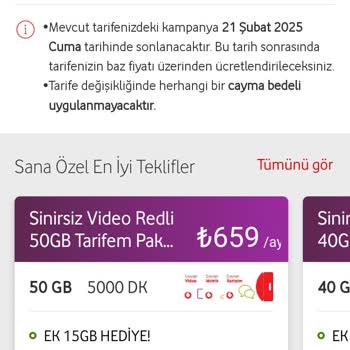 Vodafone Tarife Yenileme Sorunları Ve Fahiş Fiyatlar