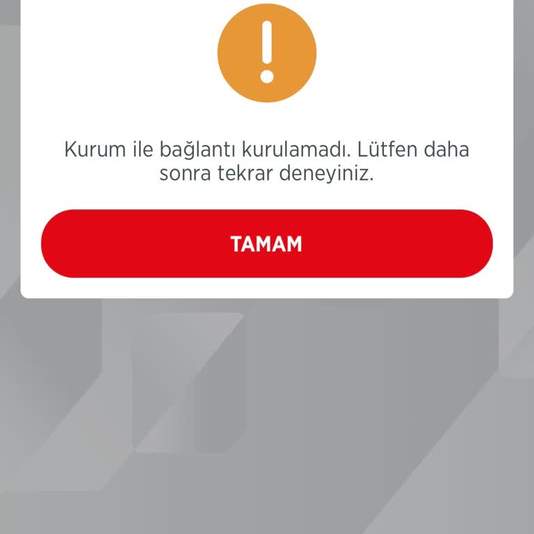 Ziraat Bankası Mobil Uygulama Bağlantı Sorunu