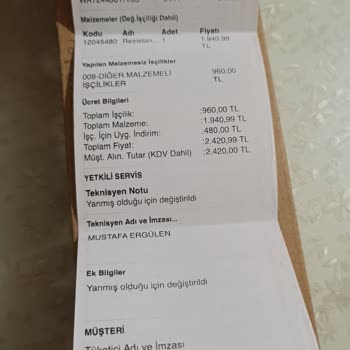 Bosch Servisinin Yetersizliği Ve Gereksiz Masraflar