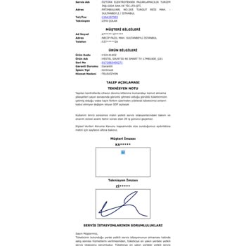 Vestel TV'de Sürekli Panel Arızası Ve Yetersiz Çözüm