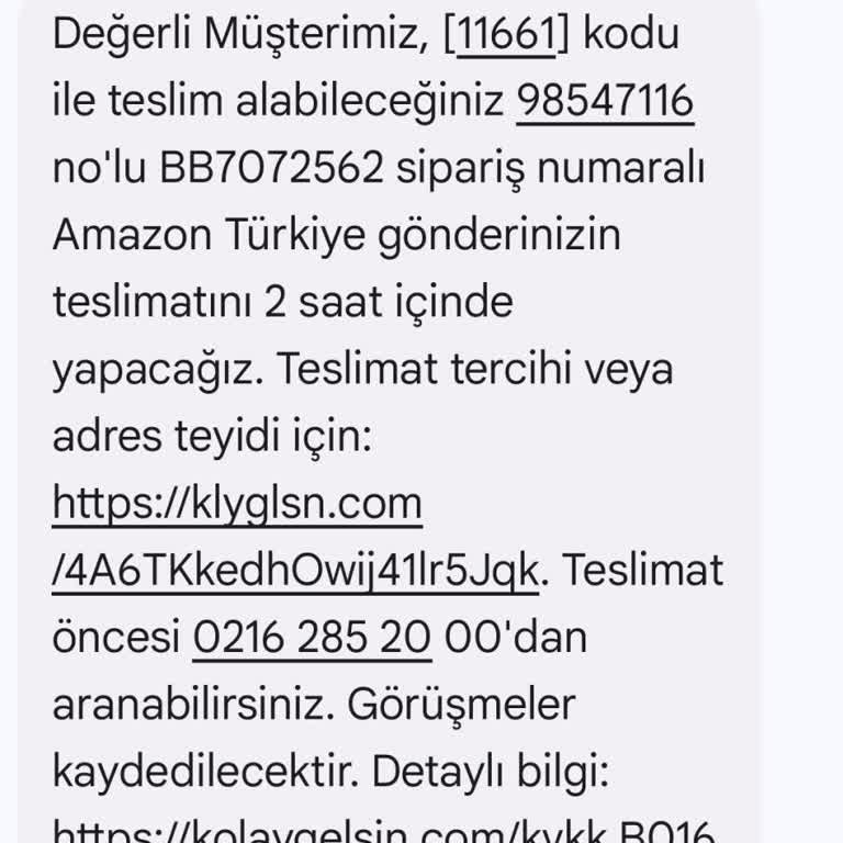 Yanıltıcı Kargo Teslimatı Ve İletişim Sorunu