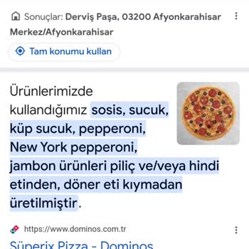 Yanıltıcı Görsellerle Teslim Edilen Pizza Hayal Kırıklığı