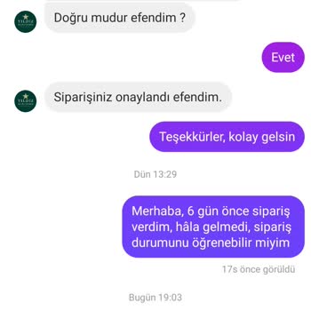 Sipariş Gönderilmedi Ve Hesabım Engellendi