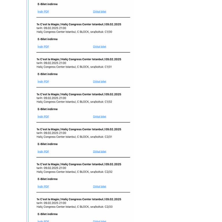 İptal Edilen Gösteri Ve Belirsiz İade Süreci