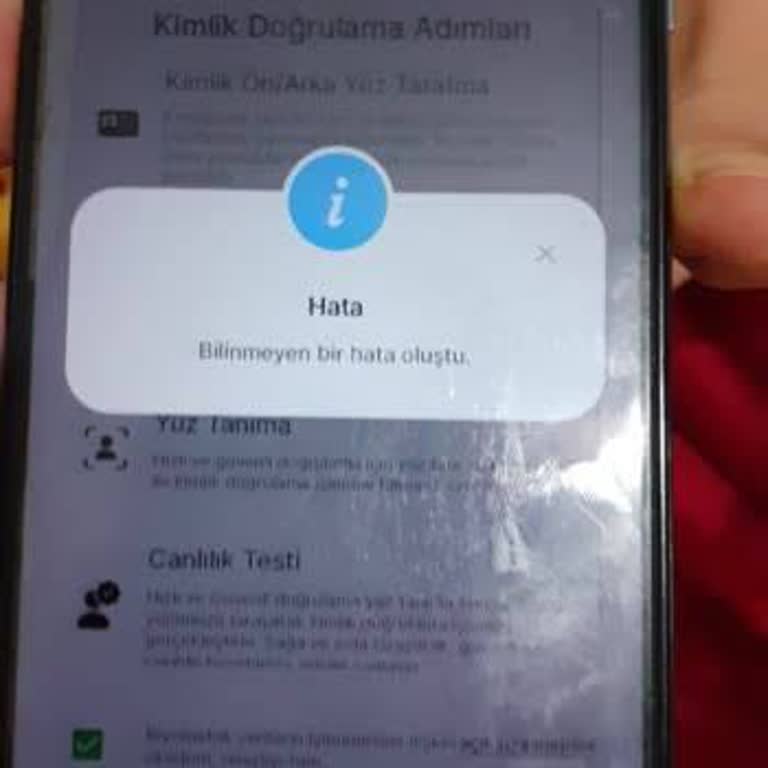 Kimlik Doğrulama Sorunu Ve Sistem Hatası